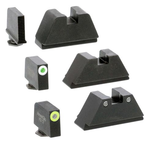 NIGHT FISION SUPPRESSOR HEIGHT SIGHTS FOR GLOCK 99. . Suppressor height sights glock 19